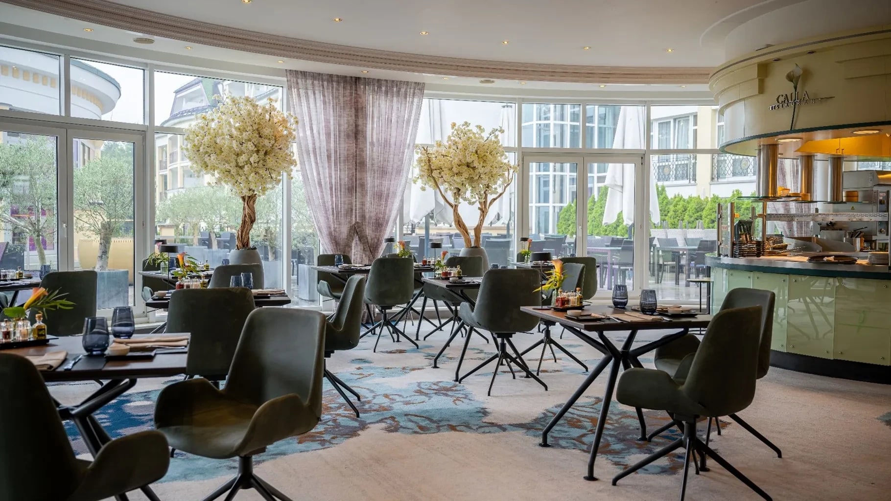 Restaurant CALLA mit offener Showküche